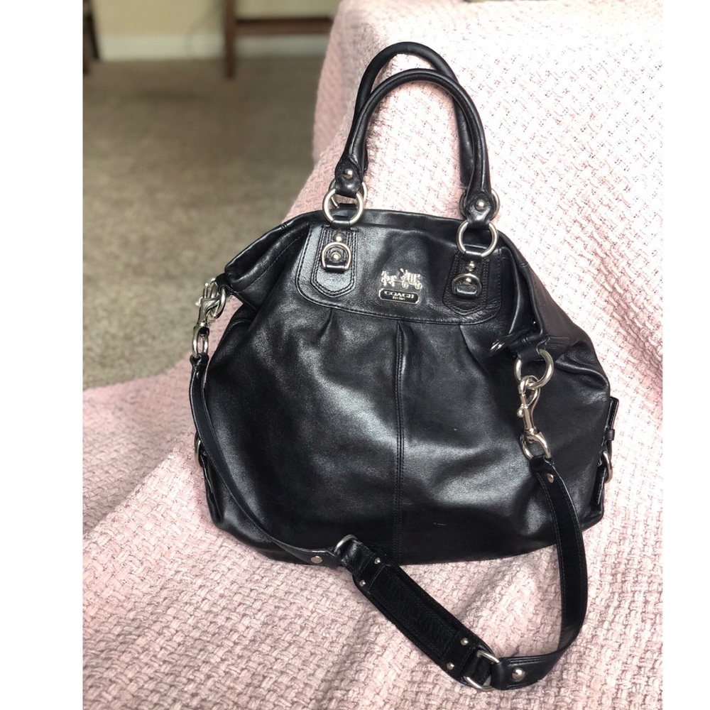 Coach Black Leather Bag